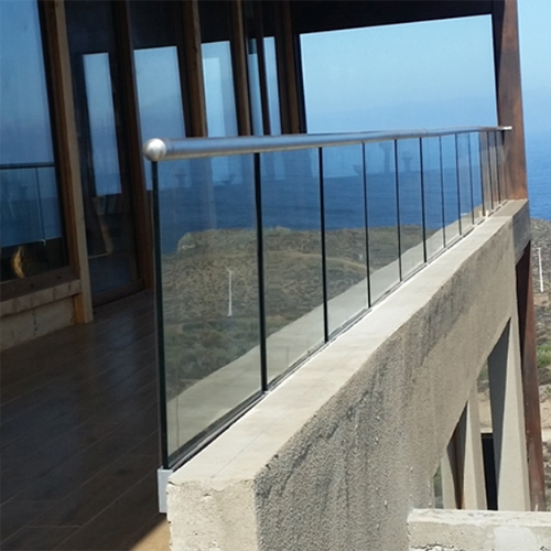 Glass railing system for balcony | newstarbuilding